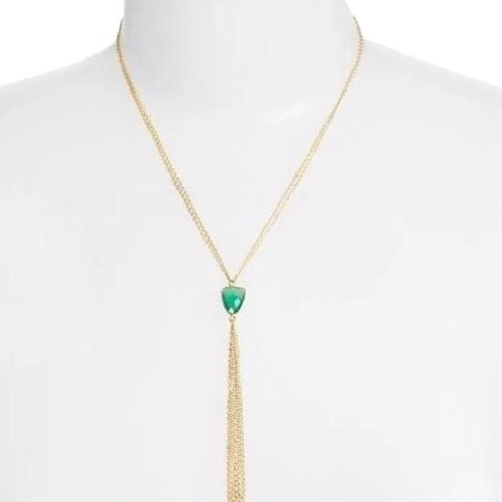 Sonya Renee Gold Mindee Tassel Necklace